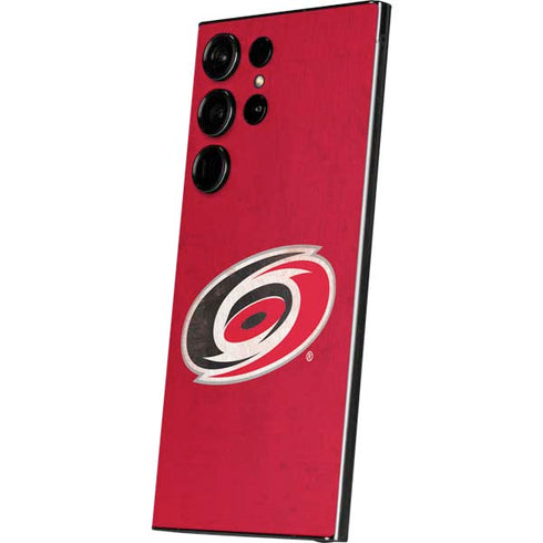 NHL Carolina Hurricanes Distressed Galaxy S25 Ultra Skin
